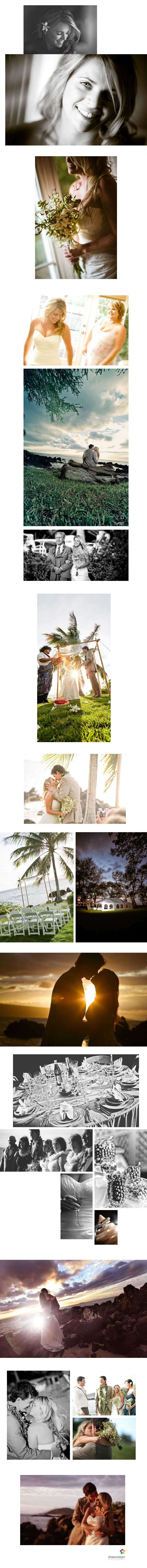 Shawn Starr : Modern Wedding Photography : Pittsburgh Wedding Photographer : Sugarman Estate Maui